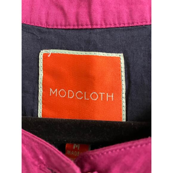 Modcloth Conversation Masterpiece A-line Dress Size Medium - Picture 5 of 11